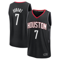 Fenge H.Rockets #7 Kevin Durant Black Fast Break Replica Player Stitched Jerseys-Statement Edition
