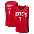 Fenge H.Rockets #7 Kevin Durant Red Fast Break Replica Player Stitched Jerseys-Icon Edition