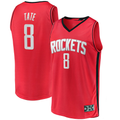 Fenge H.Rockets #8 Jae'Sean Tate Red Fast Break Replica Stitched Jerseys-Icon Edition