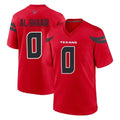 Fenge H.Texans #0 Azeez Al-Shaair Player Red Alternate Home Game Stitched Jerseys