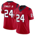Fenge H.Texans #24 Derek Stingley Jr. Player Red Limited Vapor F.U.S.E. Home Game Stitched Jerseys