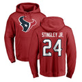 Fenge H.Texans #24 Derek Stingley Jr. Player Red Pro Line Pullover Hoodie Limited Game Stitched Jerseys