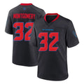 Fenge H.Texans #32 David Montgomery Player Navy 2nd Alternate Home Game Stitched Jerseys