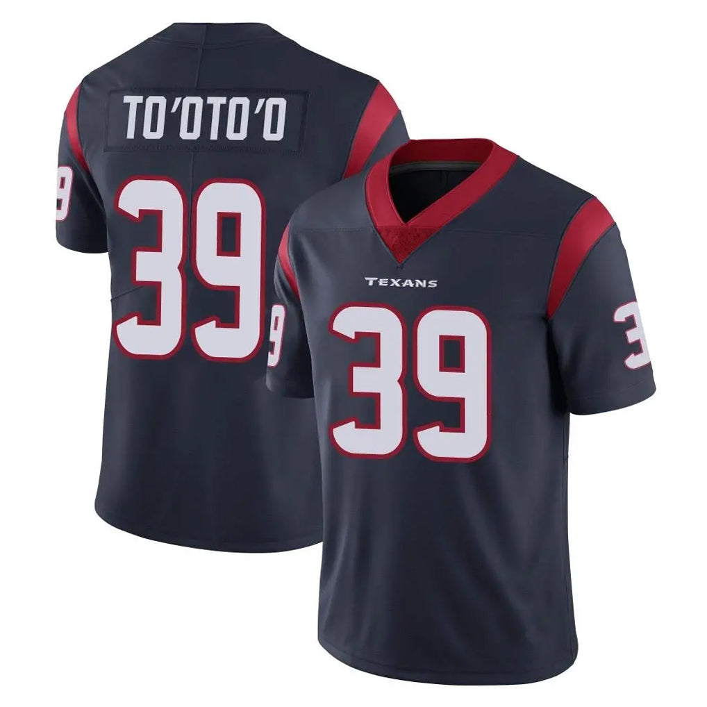 Fenge H.Texans #39 Henry To'oTo'o Player Navy Limited Vapor Untouchable Home Game Stitched Jerseys