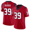 Fenge H.Texans #39 Henry To'oTo'o Player Red Limited Vapor F.U.S.E. Home Game Stitched Jerseys