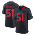 Fenge H.Texans #51 Will Anderson Jr. Player Navy 2nd Alternate Home Game Stitched Jerseys