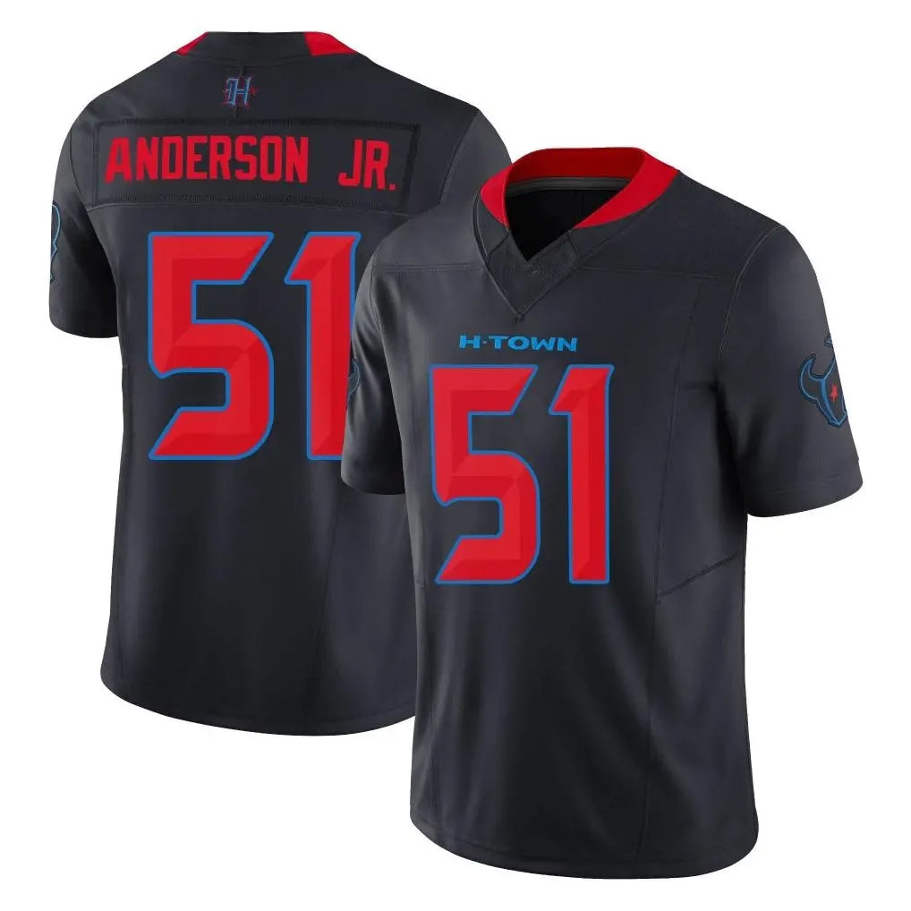Fenge H.Texans #51 Will Anderson Jr. Player Navy Limited 2nd Alternate Vapor F.U.S.E. Home Game Stitched Jerseys