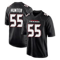 Fenge H.Texans #55 Danielle Hunter Player Carbon Black Fashion Home Game Stitched Jerseys