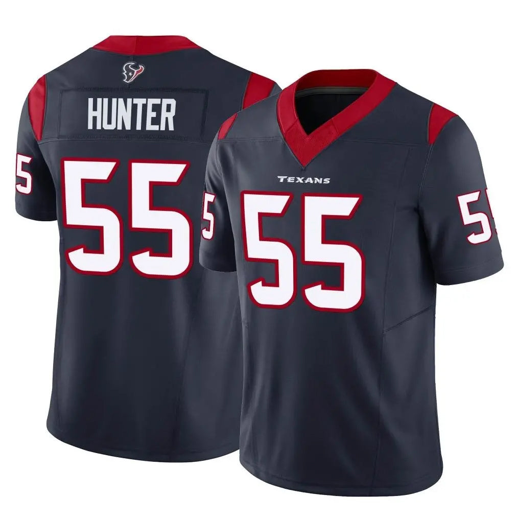 Fenge H.Texans #55 Danielle Hunter Player Navy Limited Vapor F.U.S.E. Home Game Stitched Jerseys