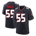 Fenge H.Texans #55 Danielle Hunter Player Navy Team Home Game Stitched Jerseys