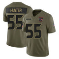 Fenge H.Texans #55 Danielle Hunter Player Olive Salute To Service Limited Stitched Jerseys