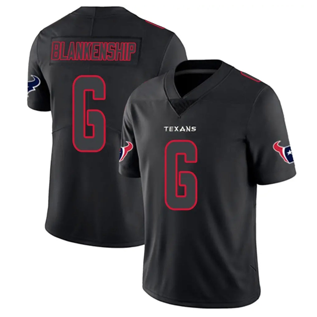 Fenge H.Texans #6 Reed Blankenship Player Black Impact Limited Game Stitched Jerseys