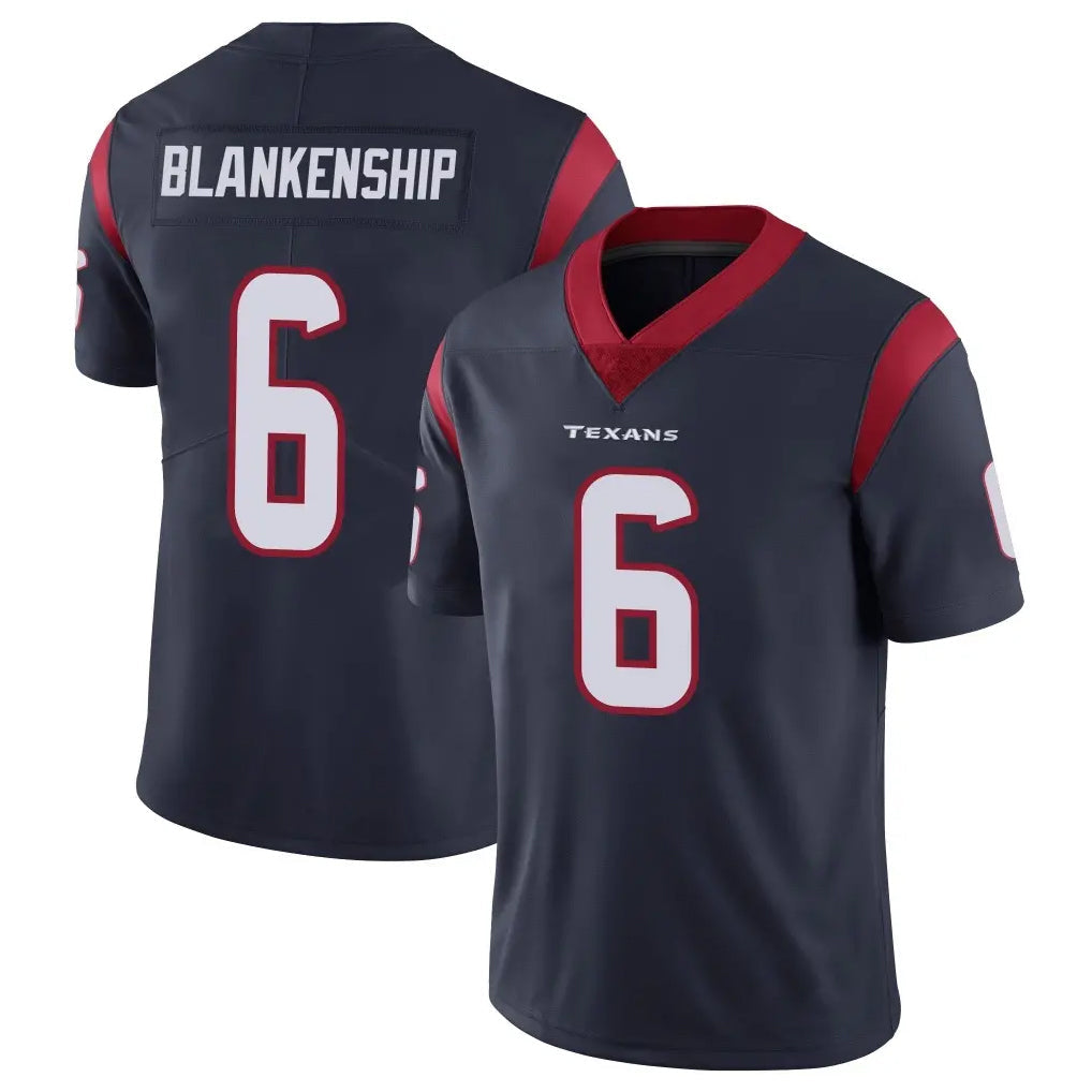 Fenge H.Texans #6 Reed Blankenship Player Navy Limited Vapor Untouchable Home Game Stitched Jerseys