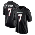 Fenge H.Texans #7 CJ Stroud Player Carbon Black Fashion Home Game Stitched Jerseys