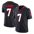 Fenge H.Texans #7 CJ Stroud Player Navy Limited Alternate Vapor F.U.S.E. Home Game Stitched Jerseys
