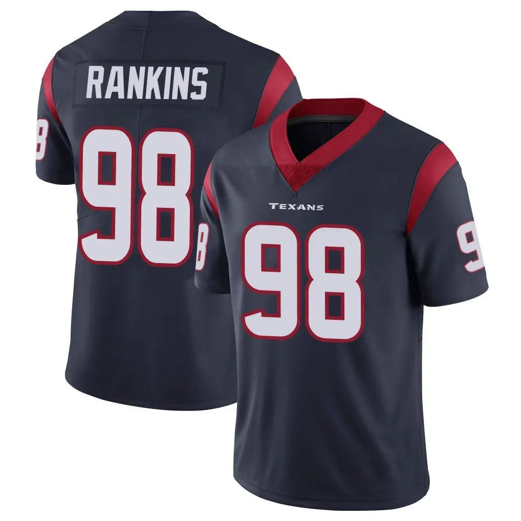 Fenge H.Texans #98 Sheldon Rankins Player Navy Limited Vapor Untouchable Home Game Stitched Jerseys