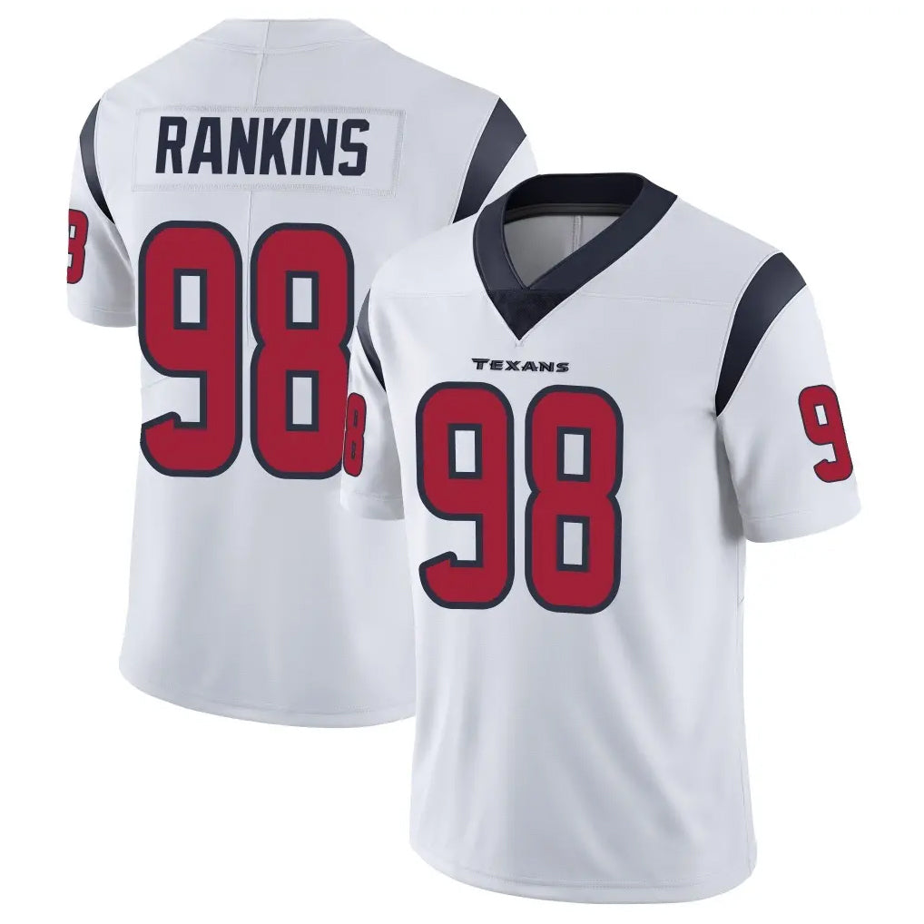 Fenge H.Texans #98 Sheldon Rankins Player White Limited Vapor Untouchable Home Game Stitched Jerseys