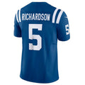 Fenge IN.Colts #5 Anthony Richardson Royal Vapor F.U.S.E. Limited Jersey American Stitched Football Jerseys