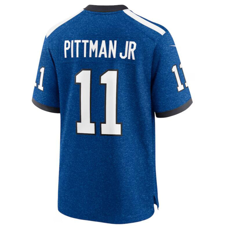 Fenge IN.Colts #11 Michael Pittman Jr. Royal Indiana Nights Alternate Game Jersey Stitched Football Jerseys