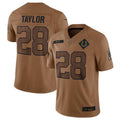 Fenge IN.Colts #28 Jonathan Taylor Brown 2023 Salute To Service Limited Jersey Stitched Jerseys