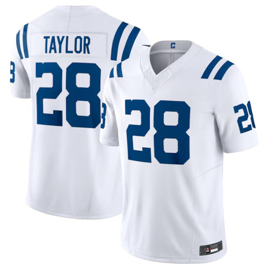 Fenge IN.Colts #28 Jonathan Taylor White Vapor F.U.S.E. Limited Jersey American Stitched Jerseys