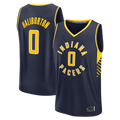 Fenge I.Pacers #0 Tyrese Haliburton  Navy Fast Break Replica Jerseys - Icon Edition
