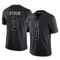 Fenge IN.Colts #0 Camryn Bynum Player Black Reflective Limited Game Stitched Jerseys