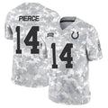 Fenge IN.Colts #14 Alec Pierce Player Arctic Camo Salute to Service Limited Stitched Jerseys
