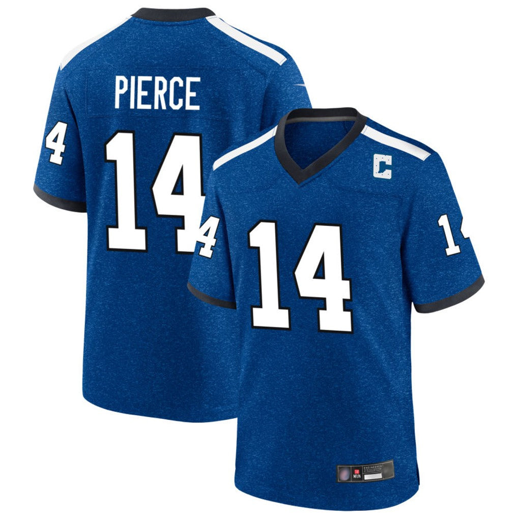 Fenge IN.Colts #14 Alec Pierce Player Royal Alternate Indiana Nights Home Game Stitched Jerseys