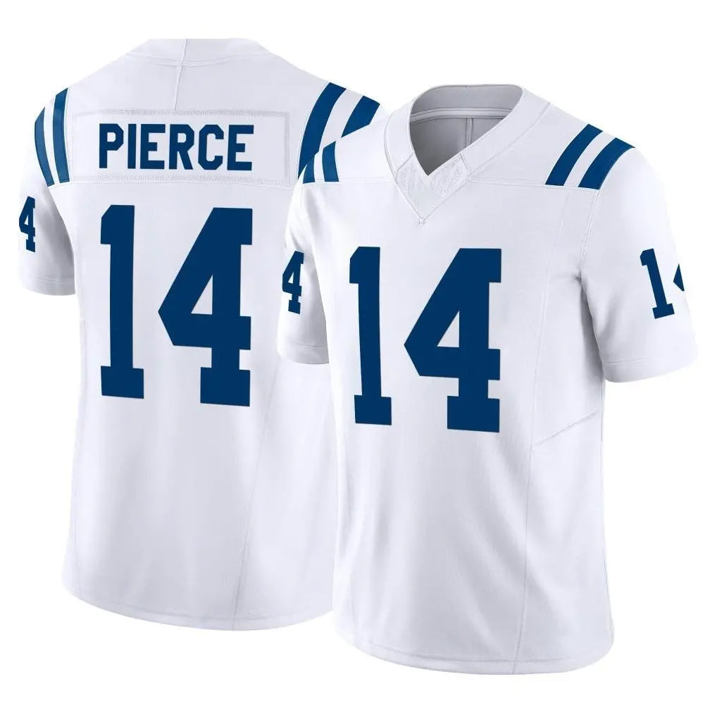 Fenge IN.Colts #14 Alec Pierce Player White Limited Vapor F.U.S.E. Home Game Stitched Jerseys