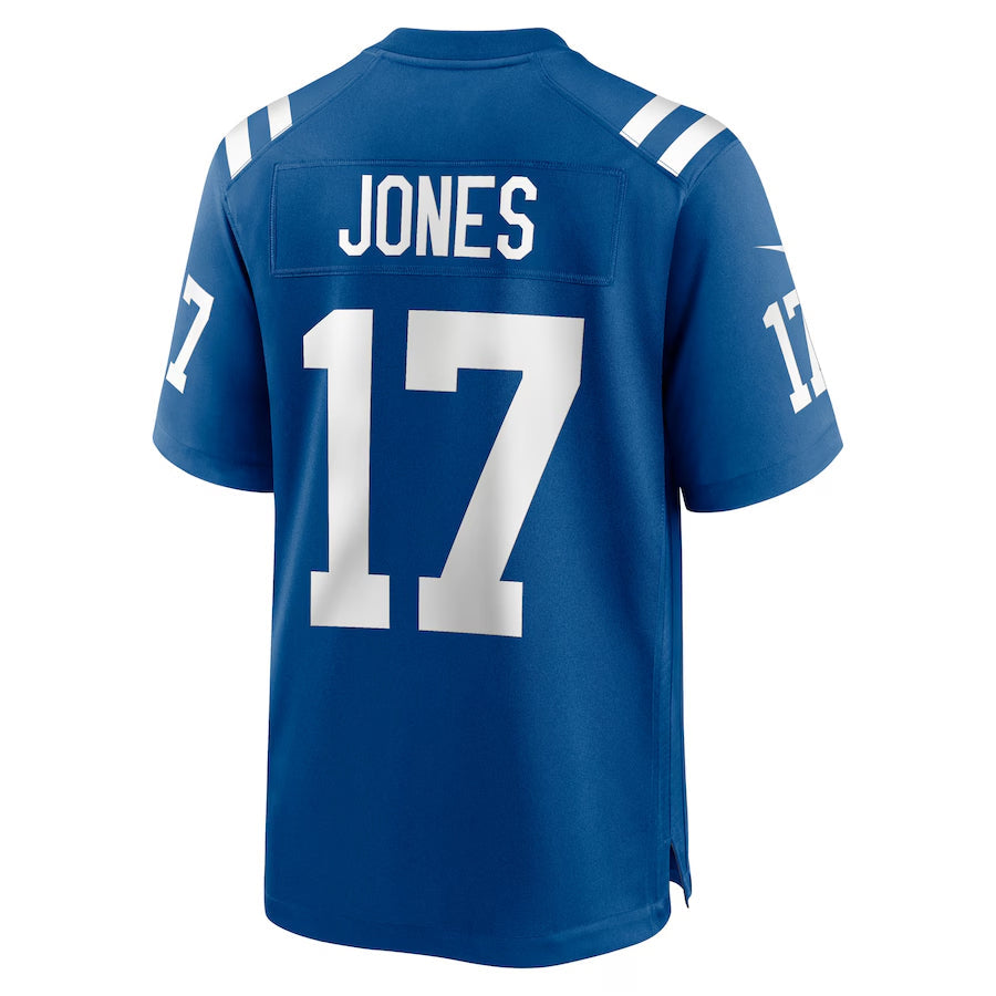 Fenge IN.Colts #17 Daniel Jones Player Royal Home Game Stitched Jerseys