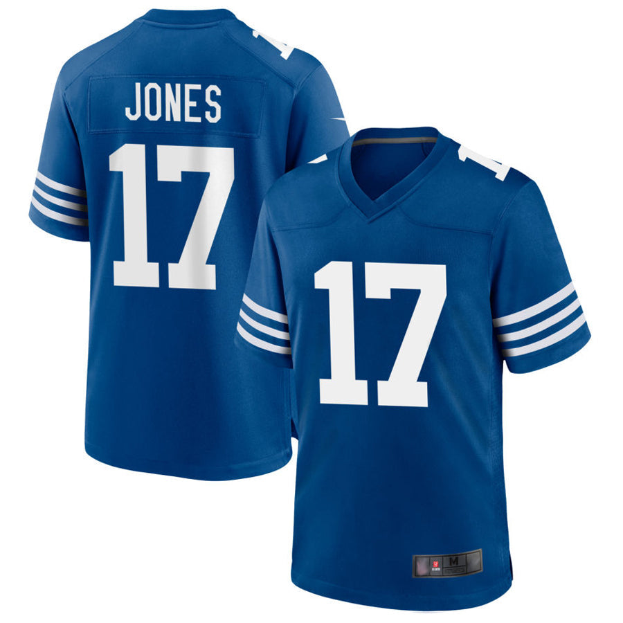 Fenge IN.Colts #17 Daniel Jones Player Royal Limited Game Stitched Jerseys