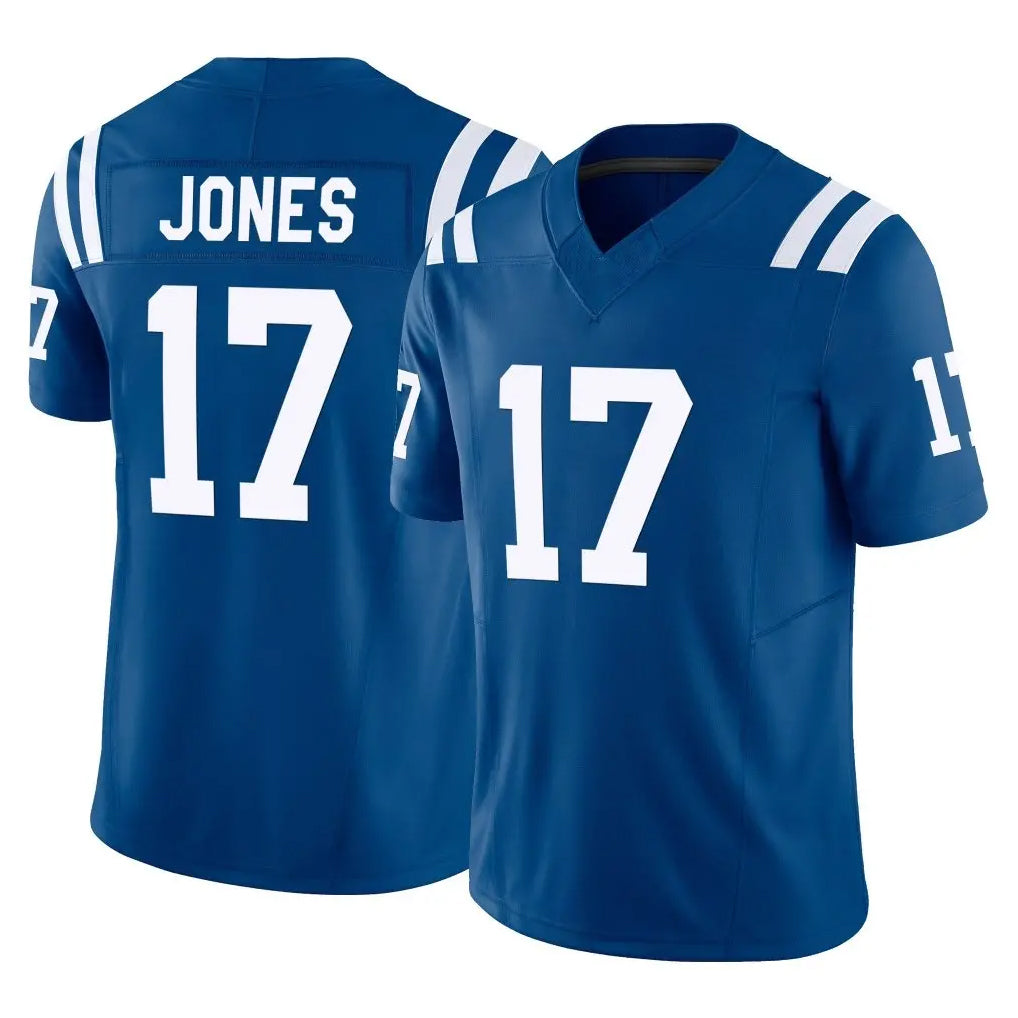 Fenge IN.Colts #17 Daniel Jones Player Royal Limited Vapor F.U.S.E. Home Game Stitched Jerseys