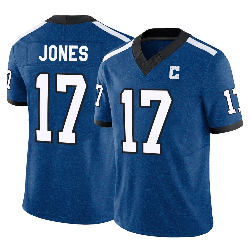 Fenge IN.Colts #17 Daniel Jones Player Royal Vapor F.U.S.E. Limited Stitched Jerseys