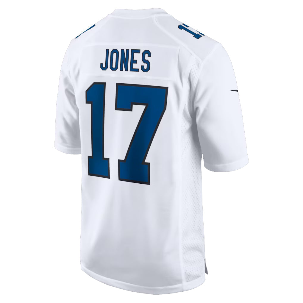 Fenge IN.Colts #17 Daniel Jones Player Tundra White Fashion Game Stitched Jerseys