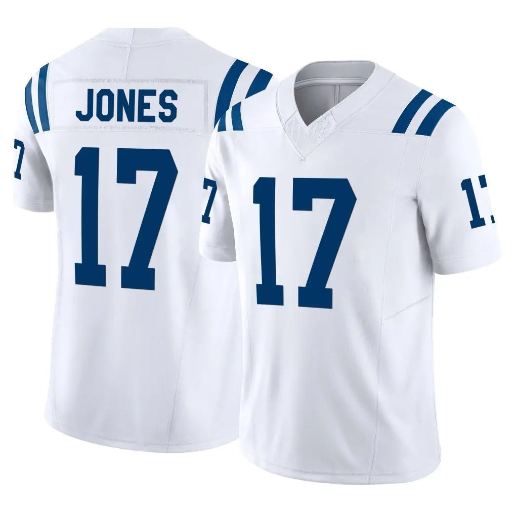 Fenge IN.Colts #17 Daniel Jones Player White Limited Vapor F.U.S.E. Home Game Stitched Jerseys