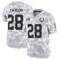 Fenge IN.Colts #28 Jonathan Taylor Player Arctic Camo Salute to Service Limited Stitched Jerseys