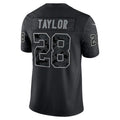 Fenge IN.Colts #28 Jonathan Taylor Player RFLCTV Limited Black Stitched Jerseys
