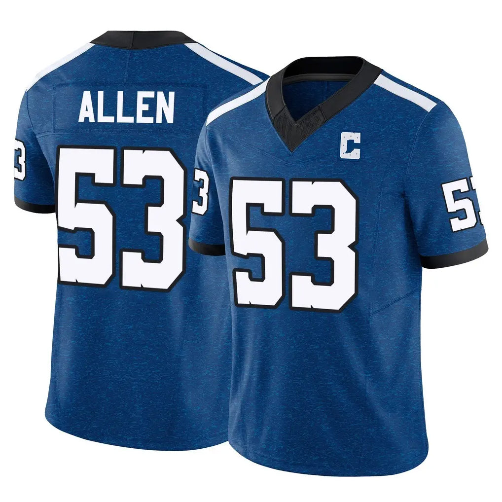 Fenge IN.Colts #53 CJ Allen Player Royal Limited Indiana Nights Alternate Vapor F.U.S.E. Home Game Stitched Jerseys