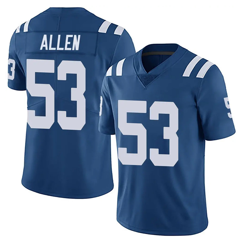 Fenge IN.Colts #53 CJ Allen Player Royal Limited Vapor Untouchable Home Game Stitched Jerseys