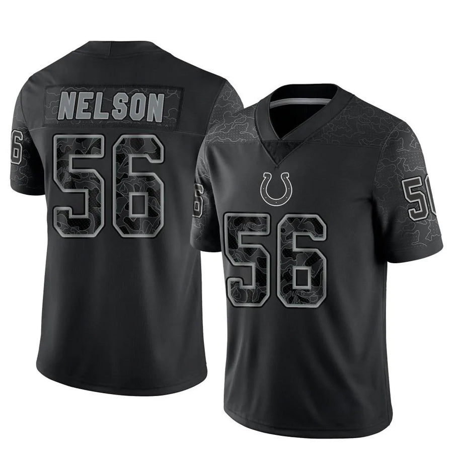 Fenge IN.Colts #56 Quenton Nelson Player RFLCTV Limited Black Stitched Jerseys