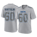 Fenge IN.Colts #60 Tanor Bortolini Player Gray Atmosphere Fashion Home Game Stitched Jerseys