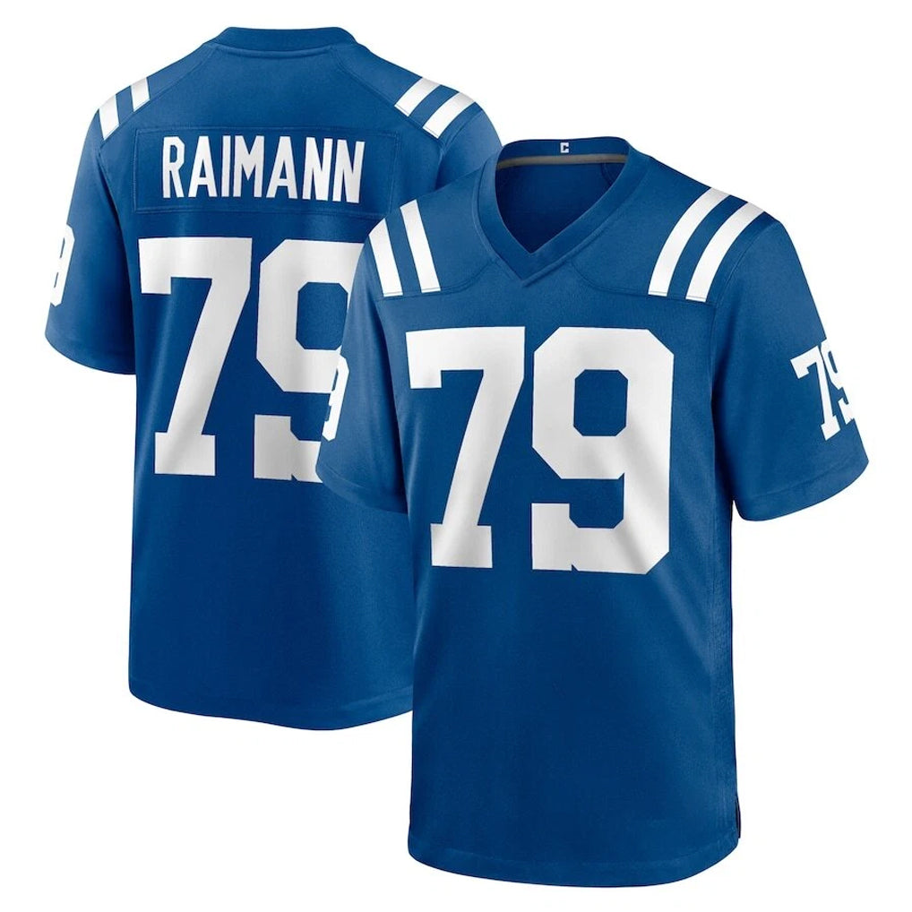 Fenge IN.Colts #79 Bernhard Raimann Player Royal Home Game Stitched Jerseys