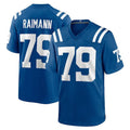 Fenge IN.Colts #79 Bernhard Raimann Player Royal Home Game Stitched Jerseys