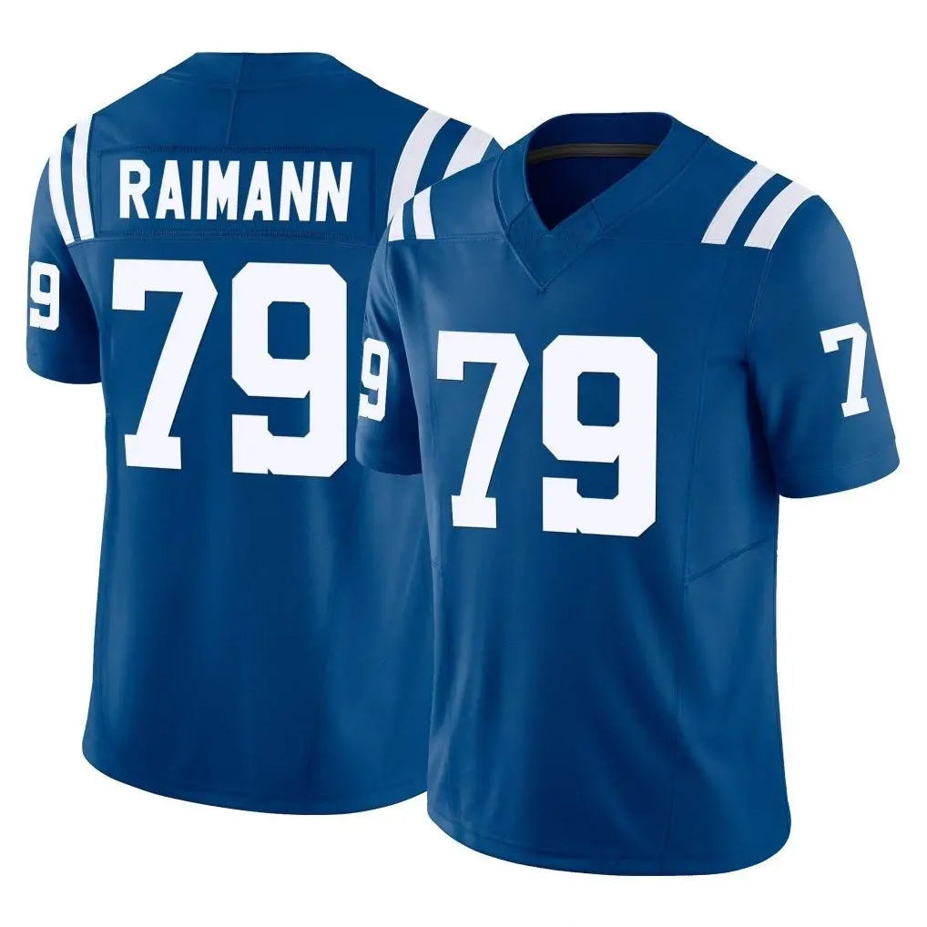 Fenge IN.Colts #79 Bernhard Raimann Player Royal Limited Vapor F.U.S.E. Home Game Stitched Jerseys