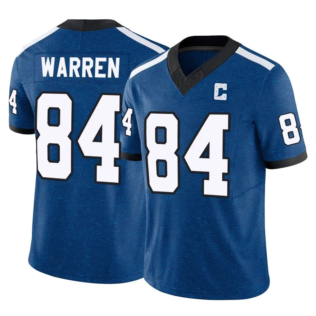 Fenge IN.Colts #84 Tyler Warren Player Limited Indiana Nights Alternate Vapor F.U.S.E. Royal Stitched Jerseys