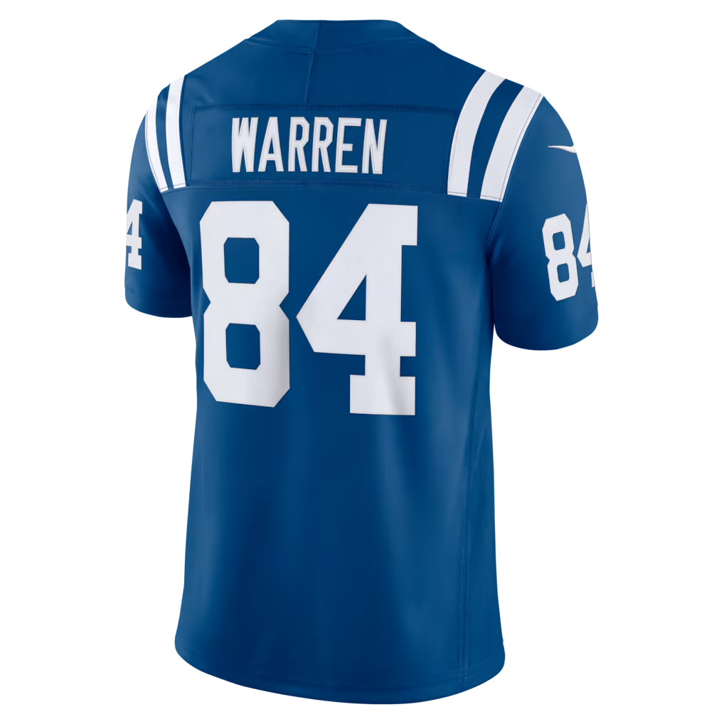Fenge IN.Colts #84 Tyler Warren Tyler Warren Royal Team Vapor F.U.S.E. Stitched Limited Jerseys
