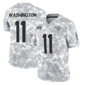 Fenge J.Jaguars #11 Parker Washington Player Arctic Camo Salute to Service Limited Stitched Jerseys