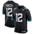 Fenge J.Jaguars #12 Travis Hunter Player Black Replica Game Stitched Jerseys