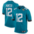 Fenge J.Jaguars #12 Travis Hunter Player Teal Replica Game Stitched Jerseys
